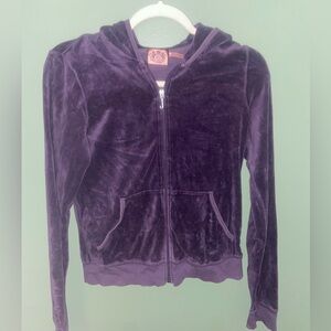 Juicy couture purple vintage zip up
